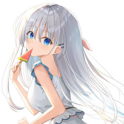This is a pixiv picture whose title is しろは.
