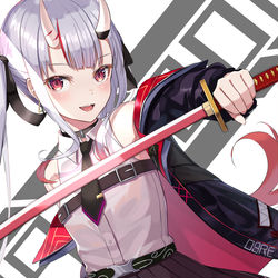 This is a pixiv picture whose title is 百鬼あやめ.