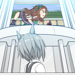 This is a pixiv picture whose title is 釣果ゼロ、－２１.