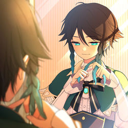 This is a pixiv picture whose title is 朝の支度.