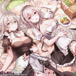 This is a pixiv picture whose title is アズレン4周年.