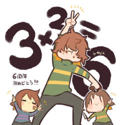 This is a pixiv picture whose title is 6周年おめでとう！.