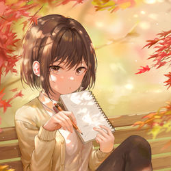 This is a pixiv picture whose title is ♡.