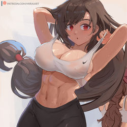 This is a pixiv picture whose title is 【Final Fantasy 7】Tifa | ティファ.