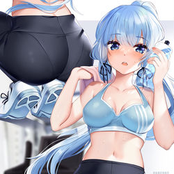 This is a pixiv picture whose title is 神里绫华.