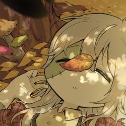 This is a pixiv picture whose title is 🍂.
