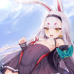 This is a pixiv picture whose title is アズレンの島風ちゃん.