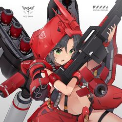 This is a pixiv picture whose title is MS少女　サザビー.