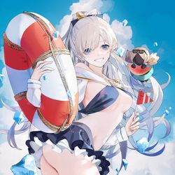 This is a pixiv picture whose title is 水着アナスタシアちゃん.