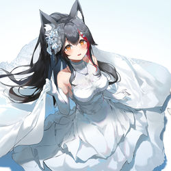 This is a pixiv picture whose title is 美麗な白.