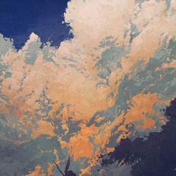 This is a pixiv picture whose title is 雲海.