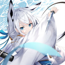This is a pixiv picture whose title is 江風.