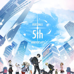 This is a pixiv picture whose title is PERSONA5 5th Anniversary..