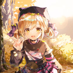 This is a pixiv picture whose title is 🍂.