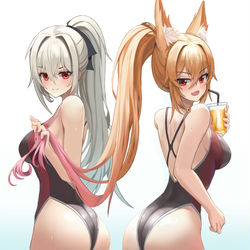 This is a pixiv picture whose title is 💛🧡.