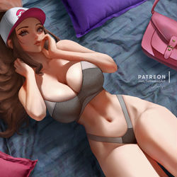 This is a pixiv picture whose title is Sporty Hilda alt.