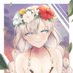 This is a pixiv picture whose title is 水着アナスタシア.