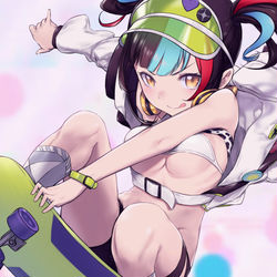 This is a pixiv picture whose title is ちゃんマス！！！一緒にワルい事しちゃう？.