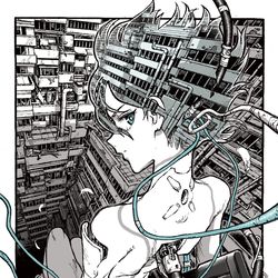 This is a pixiv picture whose title is GHOST IN THE SHELL.