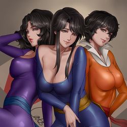 This is a pixiv picture whose title is キャッツ・アイ.
