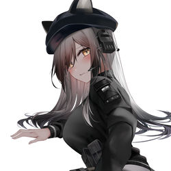 This is a pixiv picture whose title is 黑.