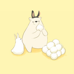 This is a pixiv picture whose title is お月見バニー.