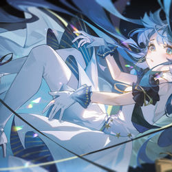 This is a pixiv picture whose title is 星极.