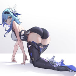 This is a pixiv picture whose title is 优菈单推人.