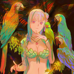 This is a pixiv picture whose title is 水着カーマ.