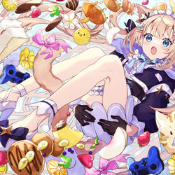 This is a pixiv picture whose title is 花園セレナちゃん3D(衣装デザ原案・3D監修).