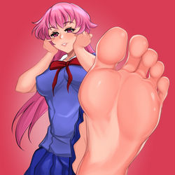 This is a pixiv picture whose title is Yuno Gasai.