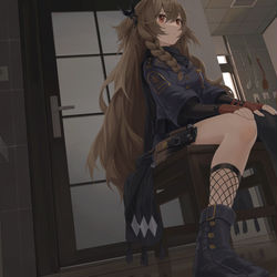 This is a pixiv picture whose title is 莫娜乖巧.