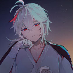 This is a pixiv picture whose title is 酔い万葉.