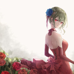 This is a pixiv picture whose title is 秋バラ.
