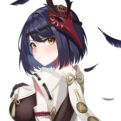 This is a pixiv picture whose title is 九条裟羅.