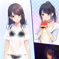 This is a pixiv picture whose title is 灯織と夏の思い出.