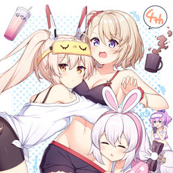 This is a pixiv picture whose title is 祝4周年！.