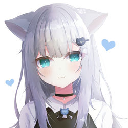 This is a pixiv picture whose title is nya💙.