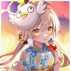 This is a pixiv picture whose title is 次は射的に行きましょう！.