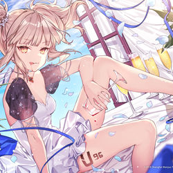 This is a pixiv picture whose title is 🍷.