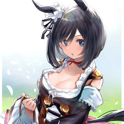 This is a pixiv picture whose title is エイシンフラッシュ(; ･`д･´).