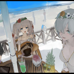 This is a pixiv picture whose title is 記念に一枚.