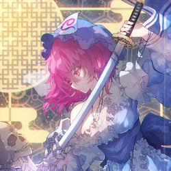 This is a pixiv picture whose title is ゆ💀🗡️.