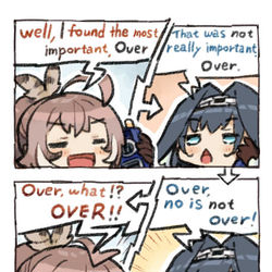 This is a pixiv picture whose title is OVER.