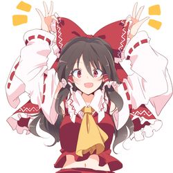 This is a pixiv picture whose title is 霊夢セット.