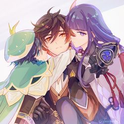 This is a pixiv picture whose title is Trinity.