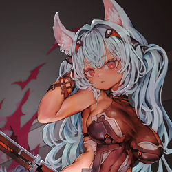 This is a pixiv picture whose title is ▼.