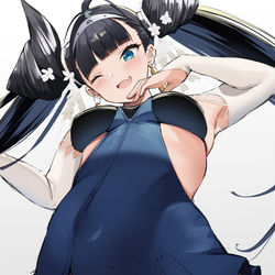 This is a pixiv picture whose title is 葛城.