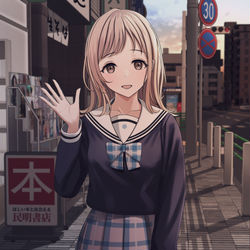 This is a pixiv picture whose title is またね.