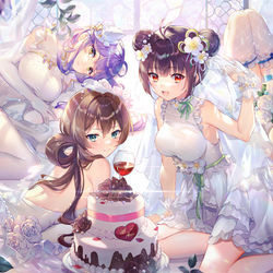 This is a pixiv picture whose title is 花嫁♡.